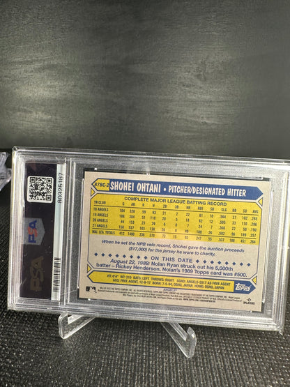 2022 Ben Baller Chrome #2 Shohei Ohtani PSA 10 - Shotime Cards