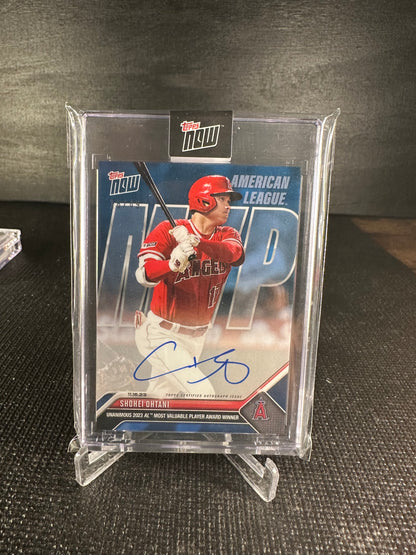 2023 Topps Now OS-16A - Shohei Ohtani 16/49 MVP Auto - Shotime Cards