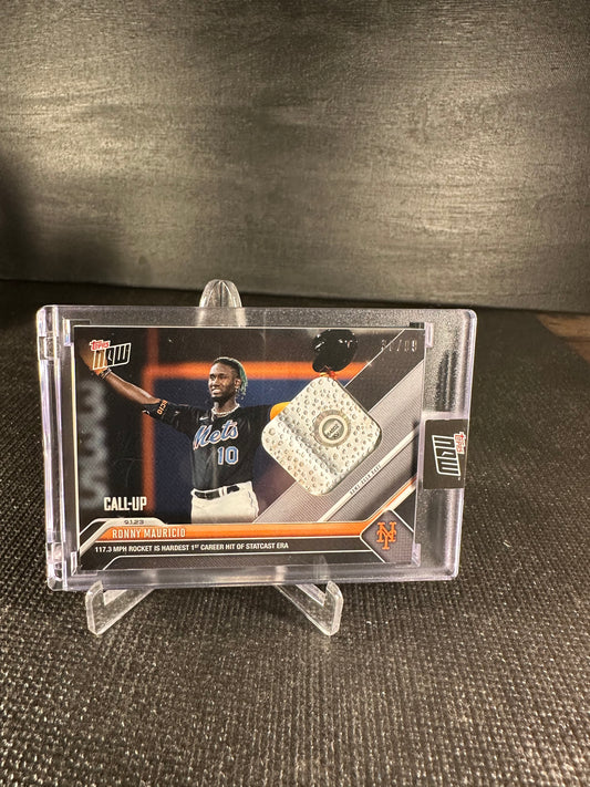 2023 Topps Now 796A - Ronny Mauricio Base Relic 30/99 - Shotime Cards