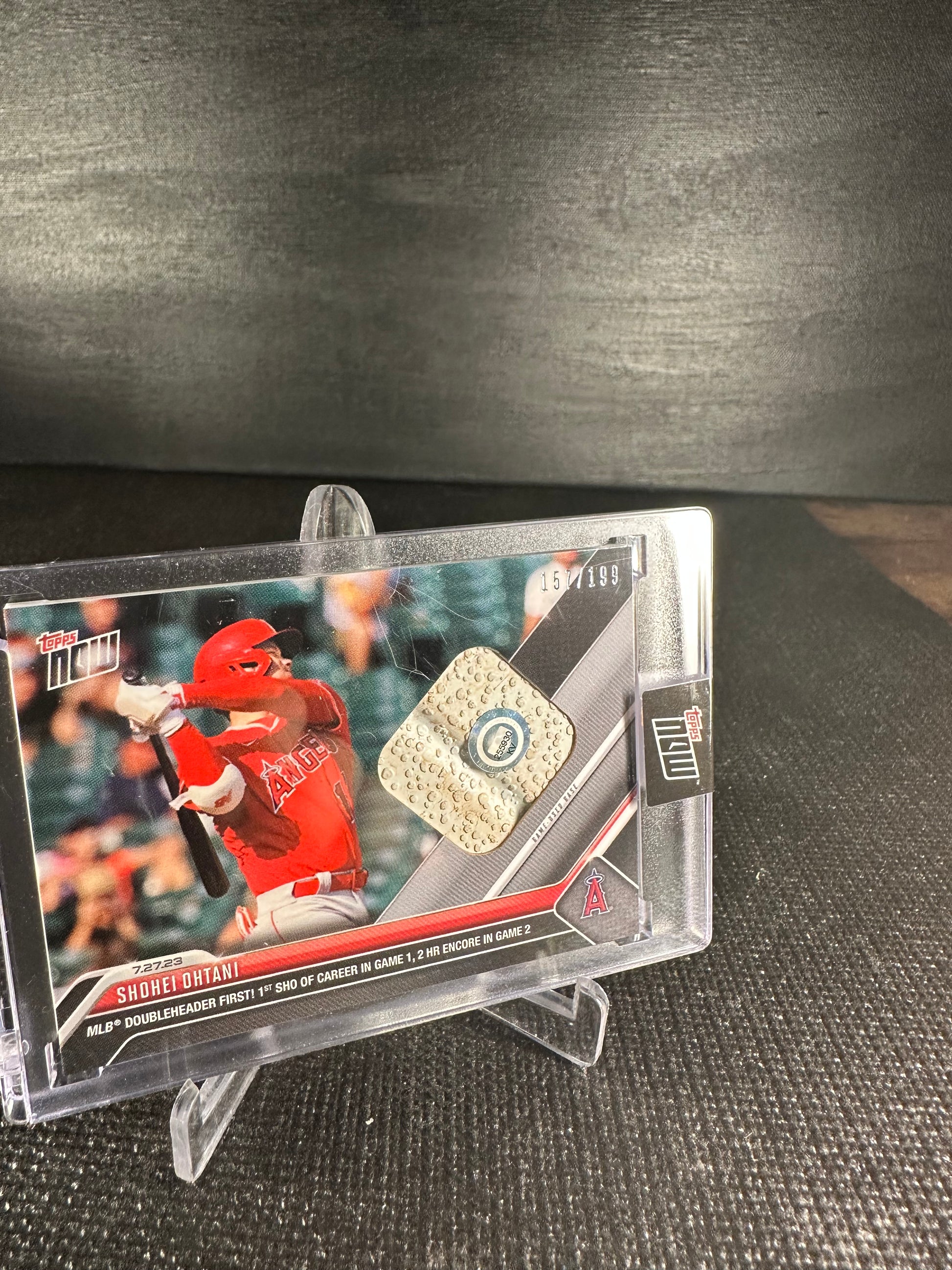 2023 Topps Now 625A Relic - Shohei Ohtani Base 157/199 - Shotime Cards