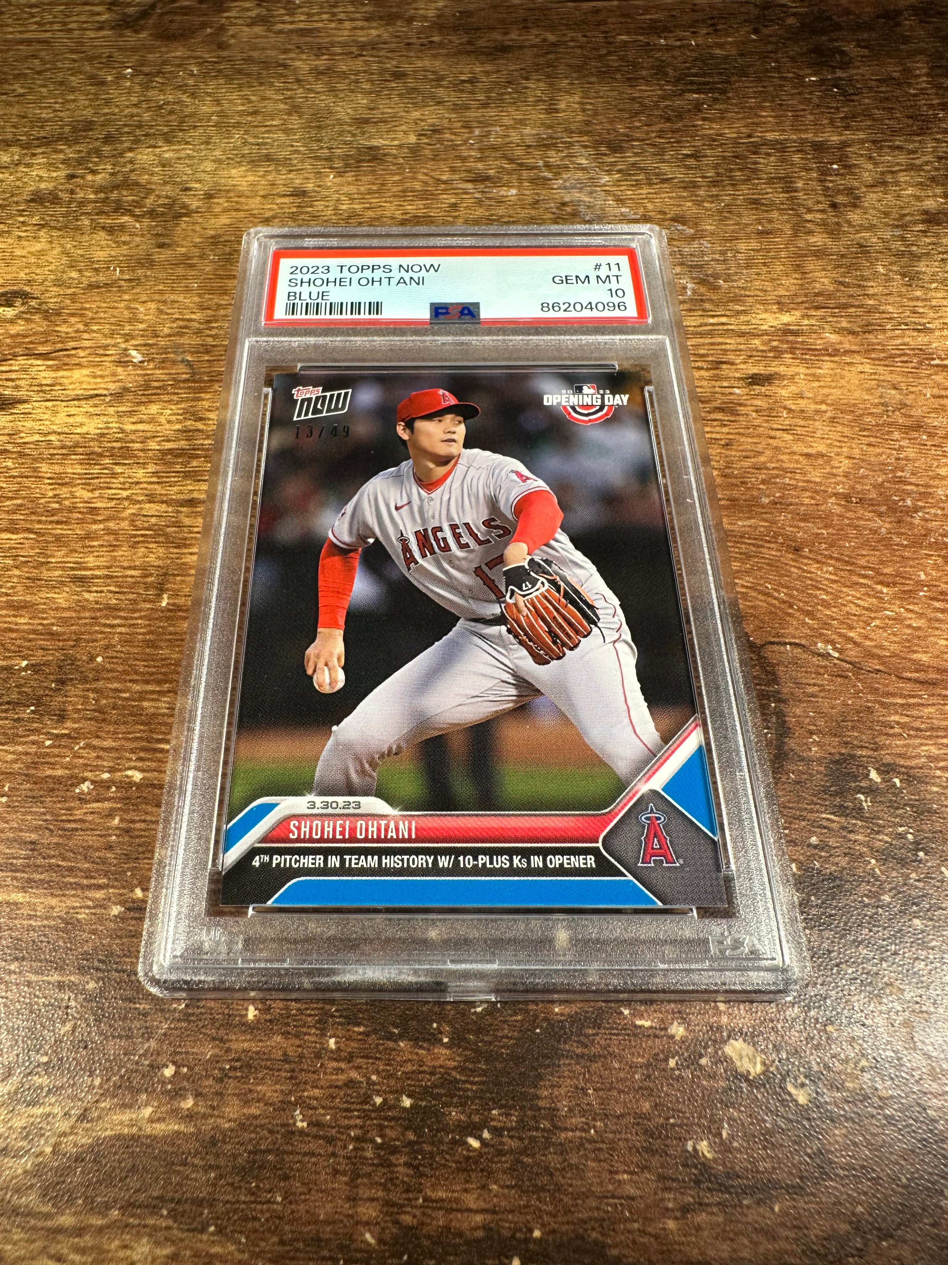 SHOHEI OHANTIN 2022 deals TOPPS PRISTINE BORDERS #PB-13 ANGELS PSA 10 GEM MINT