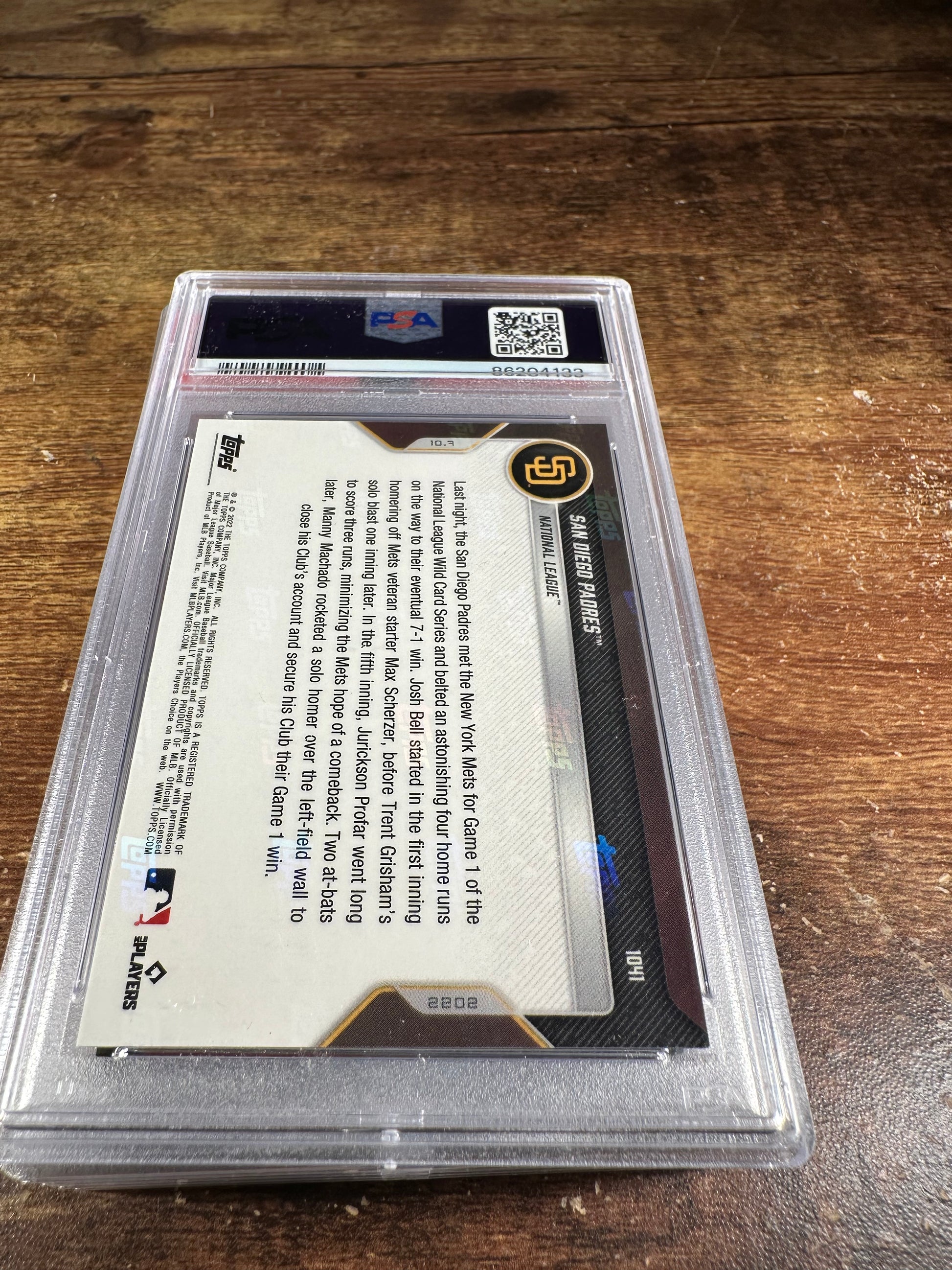 2023 Topps Now 1041 - San Diego Padres Gold 1/1 PSA 10 - Shotime Cards