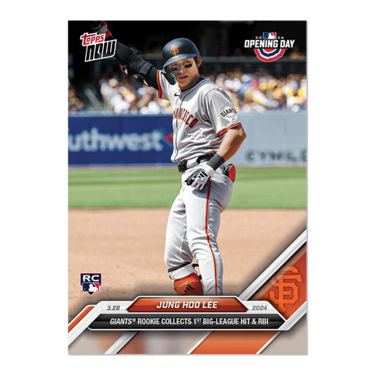 2024 MLB TOPPS NOW Card 0008 8 - Jung Hoo Lee - Shotime Cards