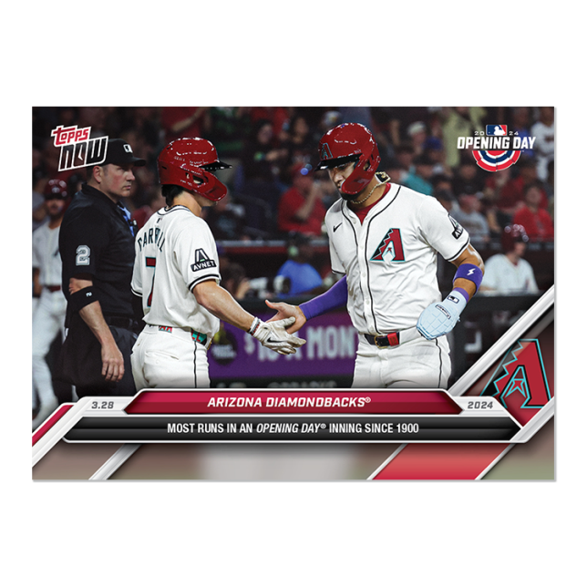 2024 MLB TOPPS NOW Card 0015 15 - Arizona Diamondbacks - Shotime Cards