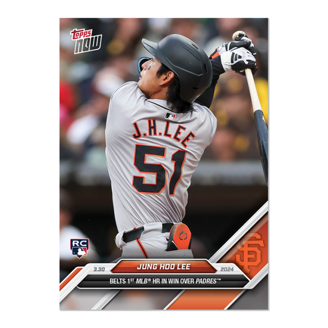 2024 MLB TOPPS NOW Card 0019 19 - Jung Hoo Lee - Shotime Cards