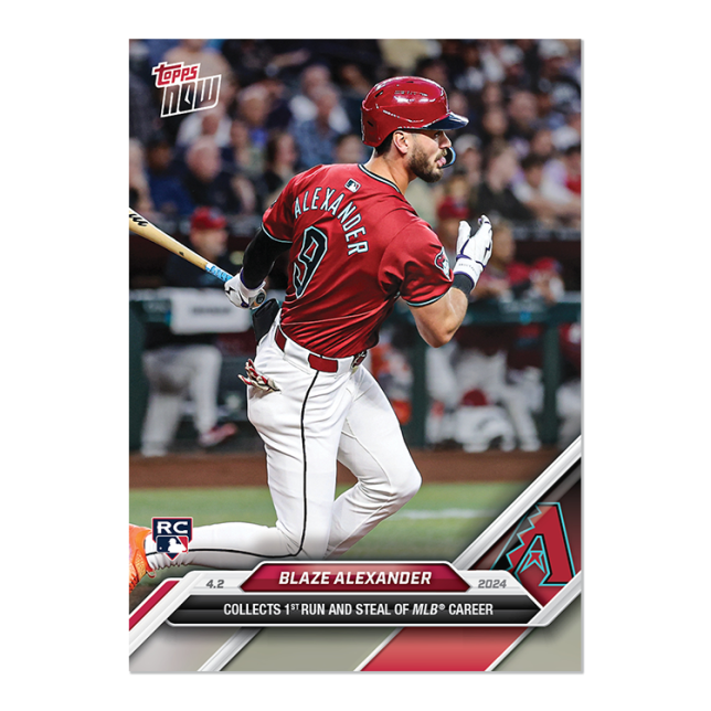 2024 MLB TOPPS NOW Card 0032 32 - Blaze Alexander - Shotime Cards