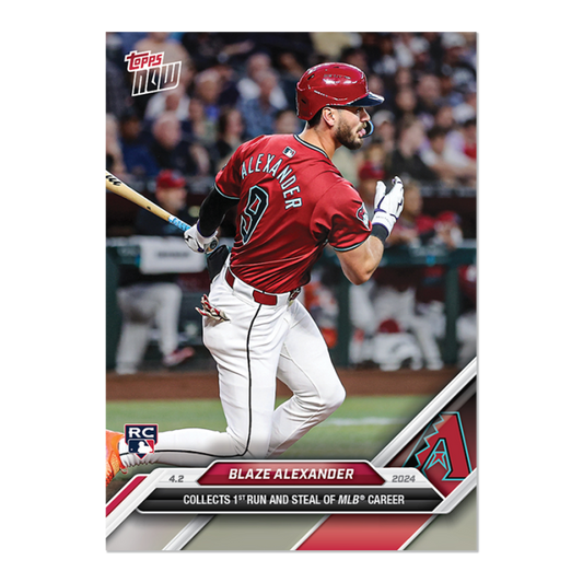 2024 MLB TOPPS NOW Card 0032 32 - Blaze Alexander - Shotime Cards