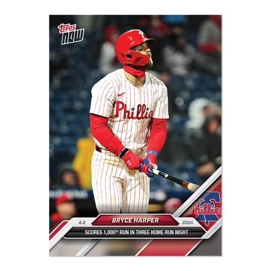 2024 MLB TOPPS NOW Card 0034 34 - Bryce Harper - Shotime Cards