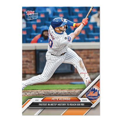 2024 TOPPS NOW Card 0038 38 - Pete Alonso - Shotime Cards