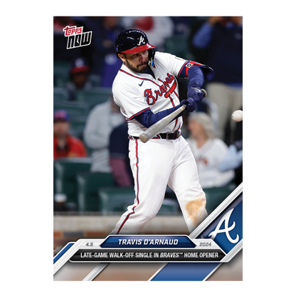 2024 TOPPS NOW Card 0041 41 - Travis D'Arnaud - Shotime Cards