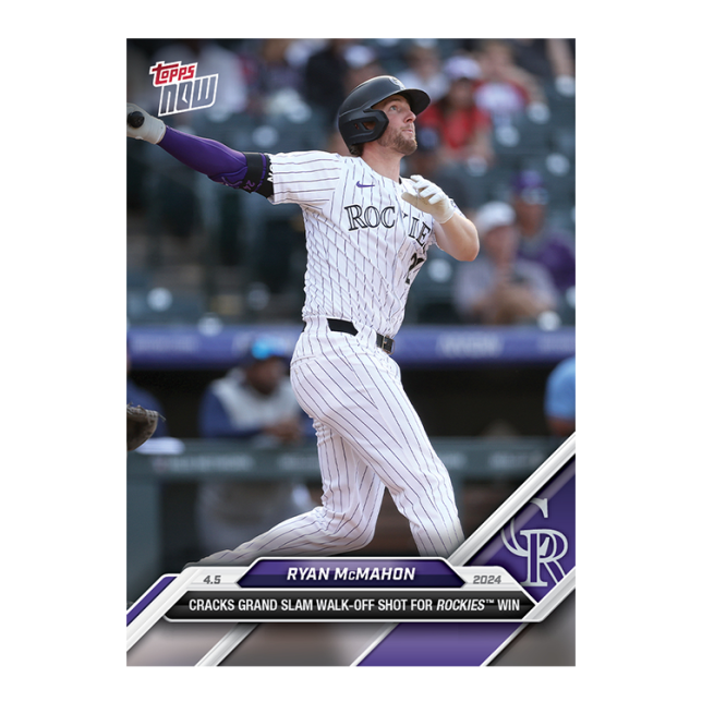 2024 TOPPS NOW Card 0039 39 - Ryan McMahon - Shotime Cards