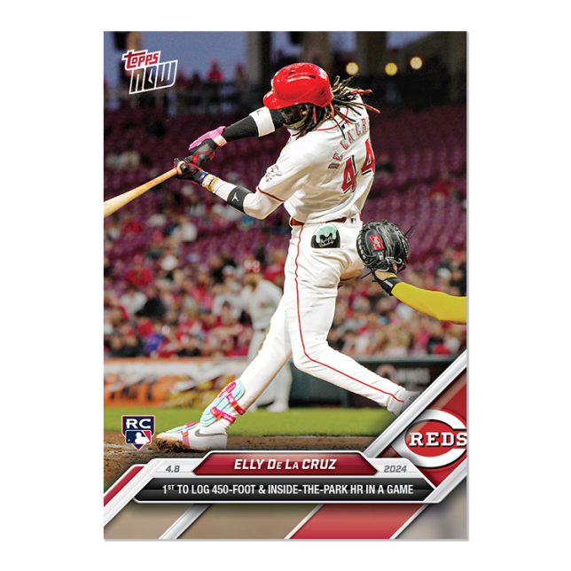 2024 TOPPS NOW Card 0050 50 - Elly De La Cruz - Shotime Cards