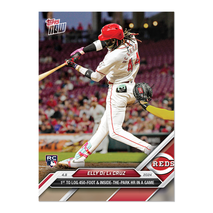 2024 TOPPS NOW Card 0050 50 - Elly De La Cruz - Shotime Cards