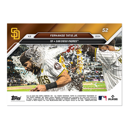 2024 TOPPS NOW Card 0052 52 - Fernando Tatis Jr. - Shotime Cards