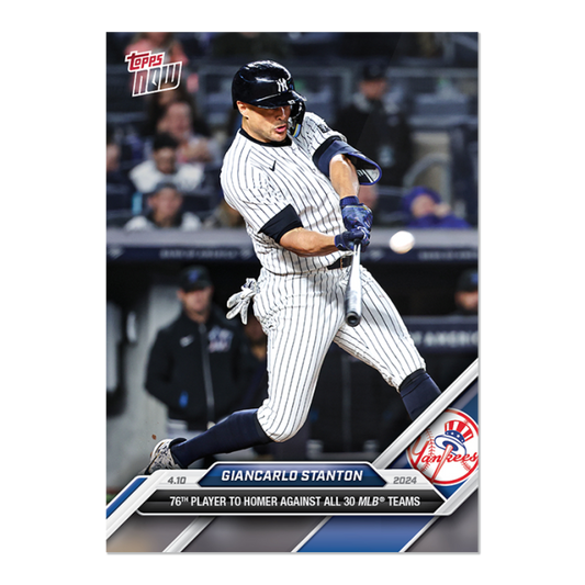 2024 TOPPS NOW Card 0063 63 - Giancarlo Stanton - Shotime Cards