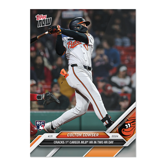 2024 TOPPS NOW Card 0066 66 - Colton Cowser - Shotime Cards