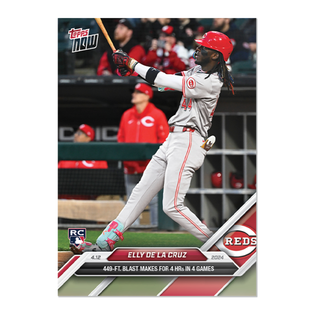 2024 TOPPS NOW Card 0068 68 - Elly De La Cruz - Shotime Cards