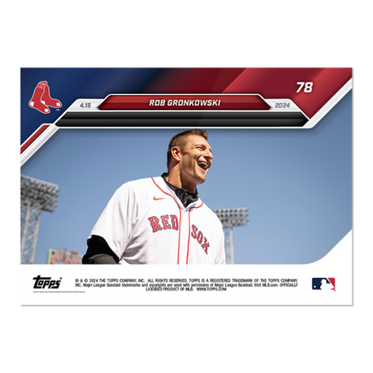 2024 TOPPS NOW Card 0078 78 - Rob Gronkowski - Shotime Cards