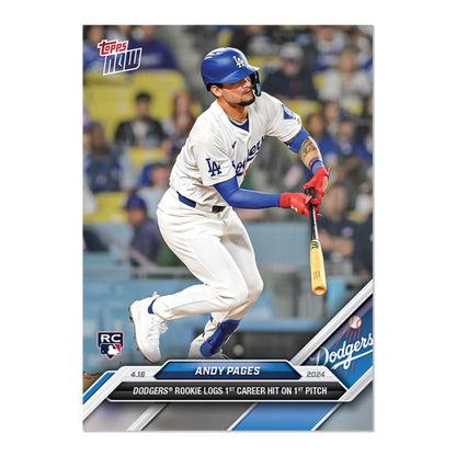 2024 MLB TOPPS NOW Card 0087 87 - Andy Pages