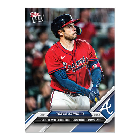 2024 MLB TOPPS NOW Card 0099 99 - Travis d'Arnaud