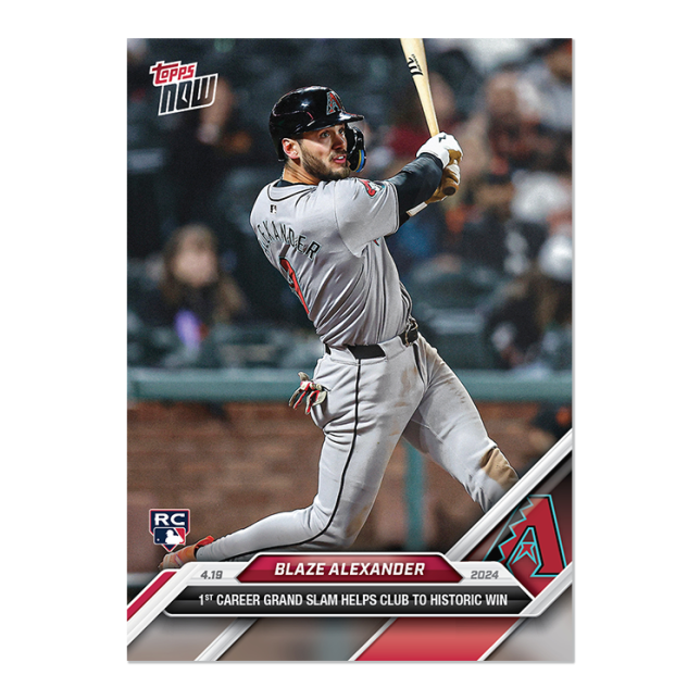 2024 MLB TOPPS NOW Card 0100 100 - Blaze Alexander