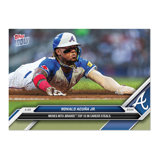 2024 MLB TOPPS NOW Card 0103 103 - Ronald Acuna Jr.