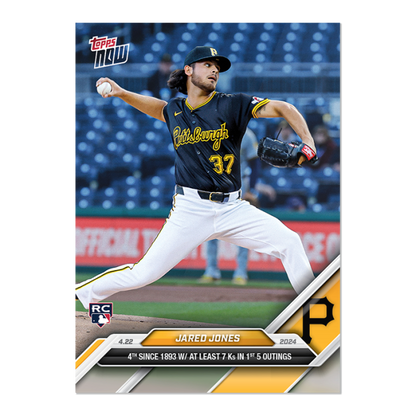 2024 MLB TOPPS NOW Card 0110 110 - Jared Jones