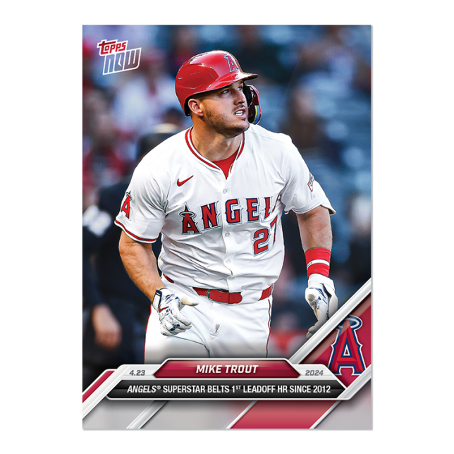 2024 MLB TOPPS NOW Card 0115 115 - Mike Trout