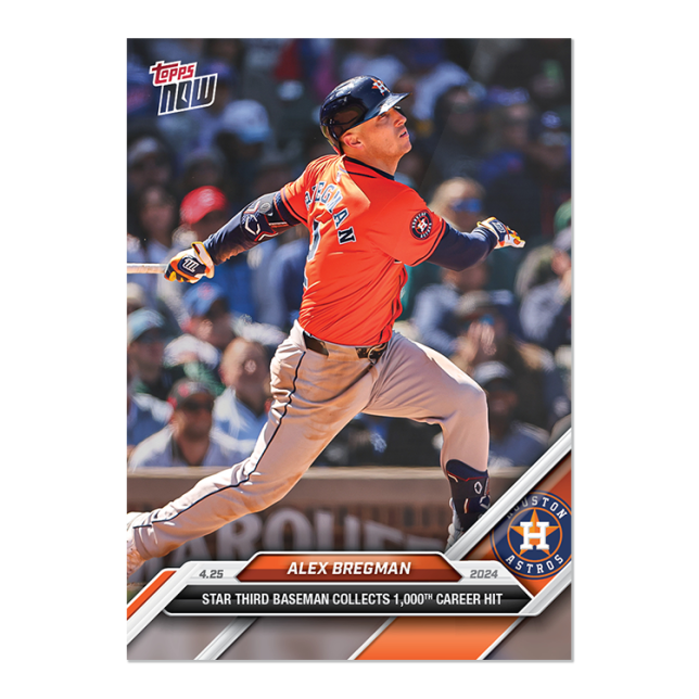 2024 MLB TOPPS NOW Card 0119 119 - Alex Bregman