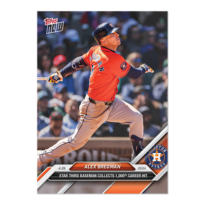 2024 MLB TOPPS NOW Card 0119 119 - Alex Bregman