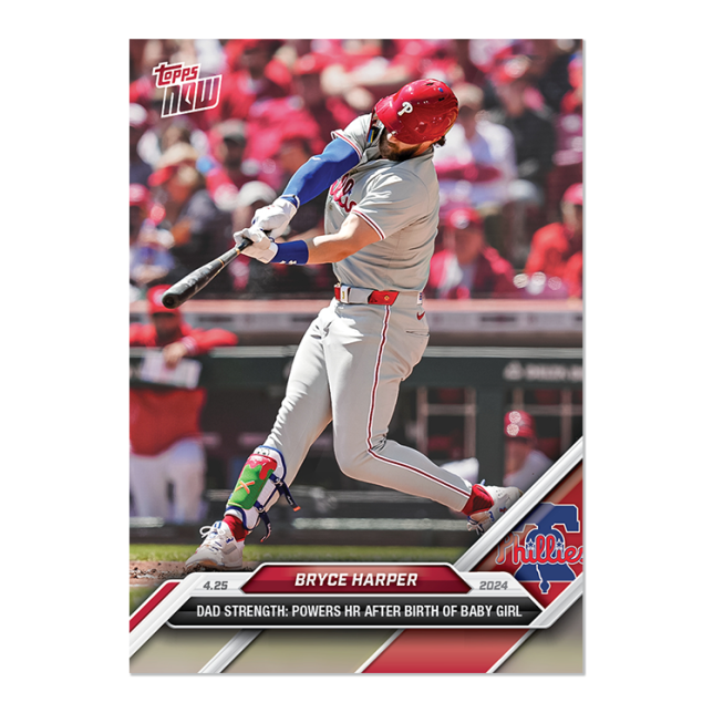 2024 MLB TOPPS NOW Card 0120 120 - Bryce Harper