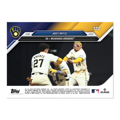 2024 MLB TOPPS NOW Card 0122 122 - Joey Ortiz