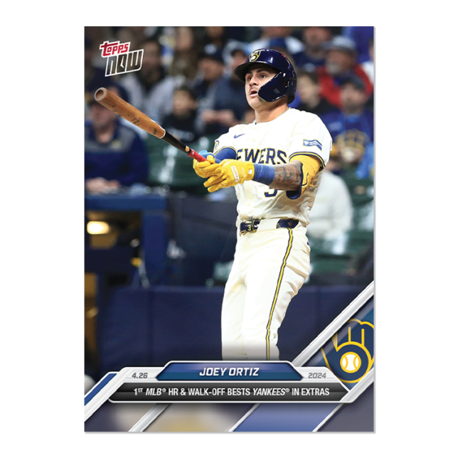 2024 MLB TOPPS NOW Card 0122 122 - Joey Ortiz