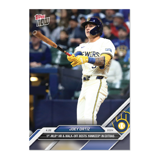 2024 MLB TOPPS NOW Card 0122 122 - Joey Ortiz