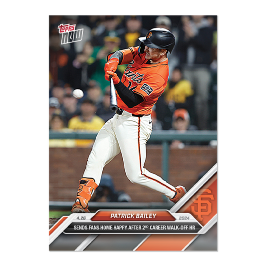 2024 MLB TOPPS NOW Card 0123 123 - Patrick Bailey