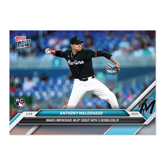 2024 MLB TOPPS NOW Card 0124 124 - Anthony Maldonado