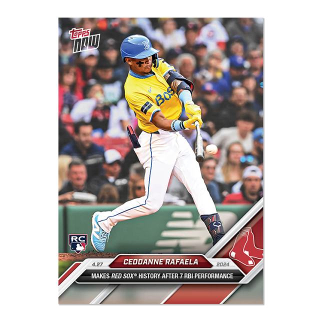 2024 MLB TOPPS NOW Card 0125 125 - Ceddanne Rafaela