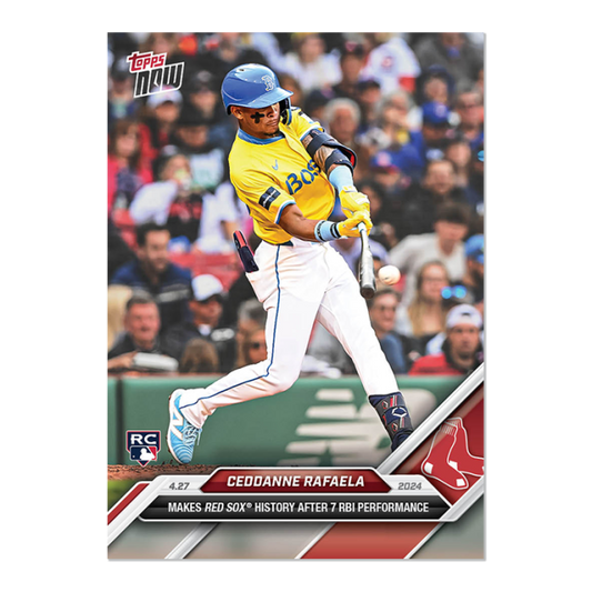 2024 MLB TOPPS NOW Card 0125 125 - Ceddanne Rafaela