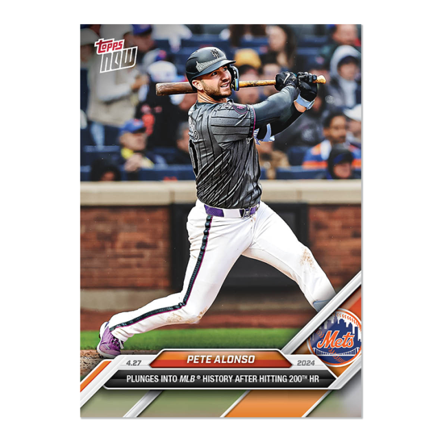 2024 MLB TOPPS NOW Card 0126 126 - Pete Alonso