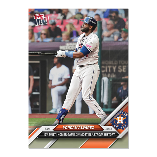 2024 MLB TOPPS NOW Card 0127 127 - Yordan Alvarez