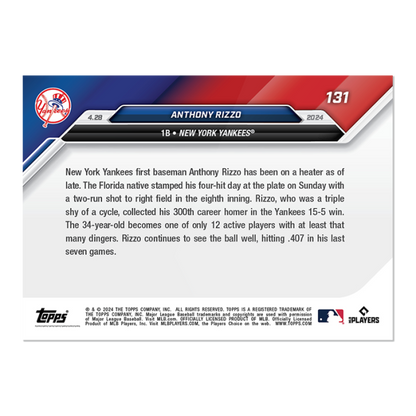 2024 MLB TOPPS NOW Card 0133 133 - Anthony Rizzo